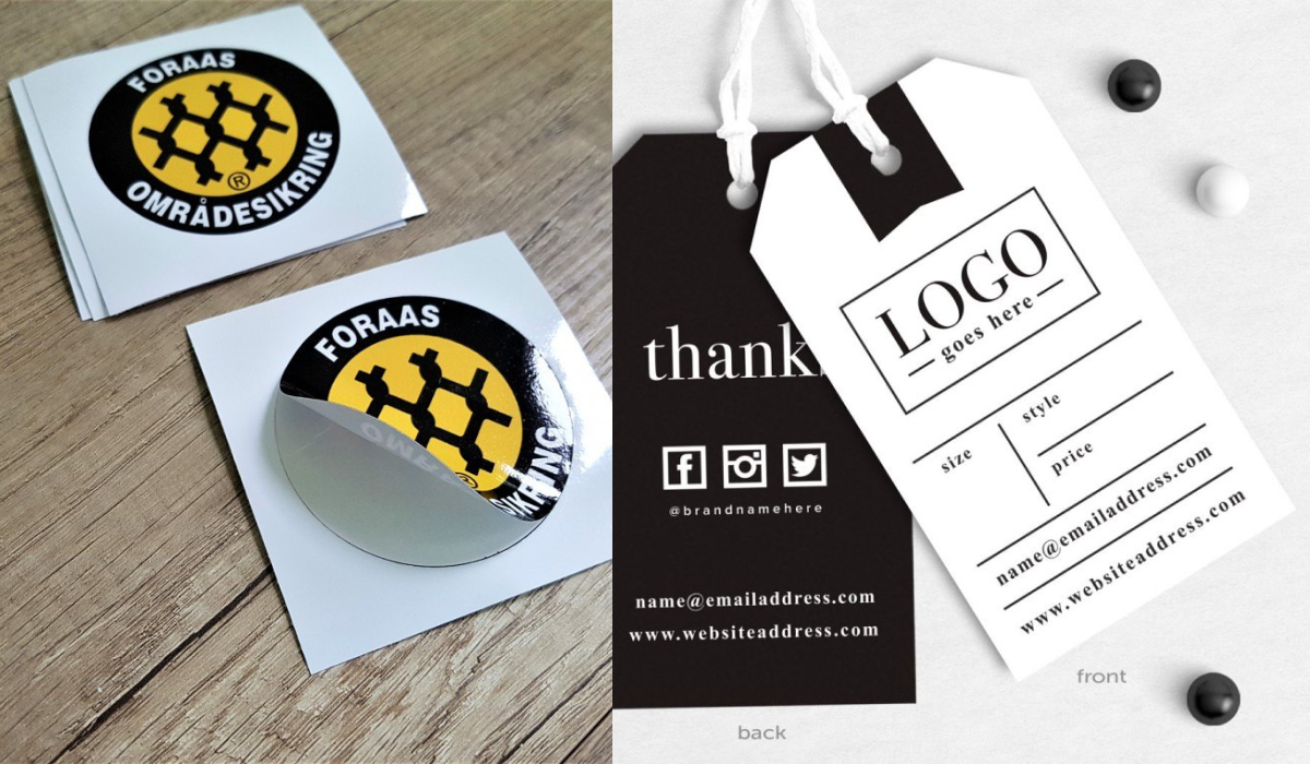 PVC/Paper Stickers & Tags