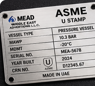 ASME nameplates